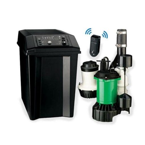 Hydromatic FG-3100RC Premium Smart Battery Back-up Sump Pump System 46 GPM